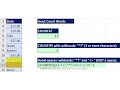 Excel Magic Trick 1327 Formula to Count Words in Column with Mixed Data COUNTIFS Function