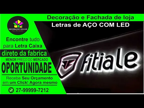 Download MP3 letras caixas em aço escovado- vitoria -ES - 27-99999-7212 WHATS- #decoracaoonlinees