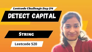 Detect Capital Leetcode 520 String