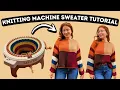 Easy Knitting Machine Sweater Tutorial Beginner Friendly Circular Knitting Machine Tutorial