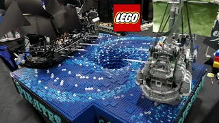 Motorized LEGO Pirates of the Caribbean Sea Battle