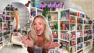 New bookshelf organization + decor! My in home library 📚