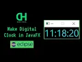 Make Digital Clock in JavaFX