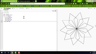 Virtual Lesson Plans--Draw a Snowflake in Python pt 1