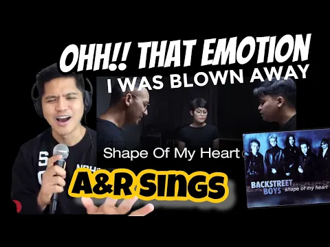 Download MP3 A\u0026R Sings - SHAPE OF MY HEART - BACKSTREET BOYS (Cover) | REACTION