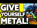 How To Give Yourself Metal Ingots in ARK Survival Evolved Very EASY