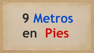 How much is 9 meters in feet - 9 m in ft