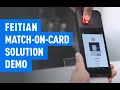 FEITIAN Biometric Identification Terminal Match-On-Card MOC Solution Demo