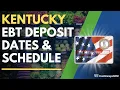 Kentucky EBT Deposit Dates Payment Schedule