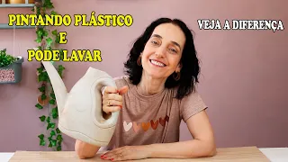 NÃO VAI ACREDITAR NA DIFERENÇA E COMO PINTAR PLÁSTICO