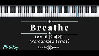 Download Breathe - 이하이 (LeeHi) (KARAOKE PIANO - MALE KEY) MP3