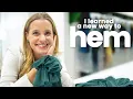 The BEST WAY To Hem A Bridesmaid Dress Narrow-Rolled Hem Ep 42