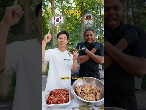 Spicy Raw Crabs🇰🇷 vs Butter Grilled Crabs🙅🏿‍♂️