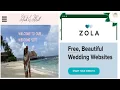 Zola Wedding Website Bella s U Channel