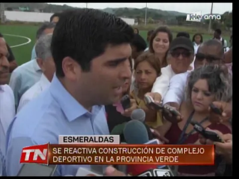 Se reactiva construcción de complejo deportivo en la provincia Verde
