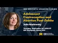 ISR Insights Speaker Series featuring Julie Maslowsky