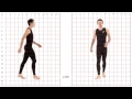 Male Walk Cycle Animation Reference Front Side Views in Slow Motion with Grid Overlay