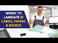 Where To Laminate ID Cards Papers Books