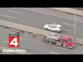 Police reduce Lodge Freeway to one lane following rollover crash in Wayne County