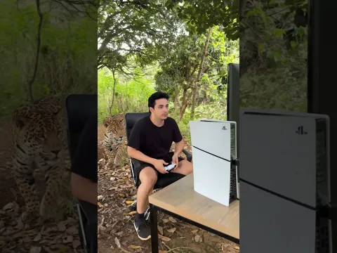 Levei meu PS5 pro meio do MATO