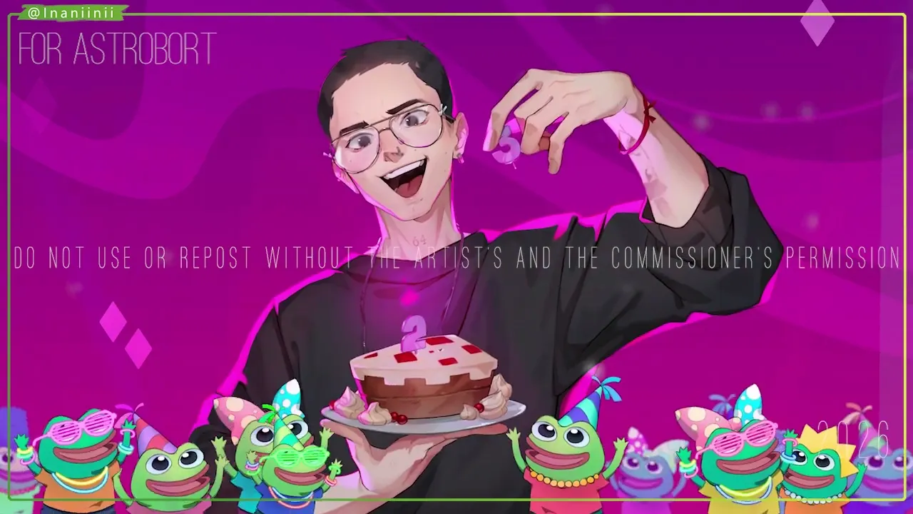 Astrobort 23's Birthday | Animated Illustration