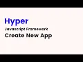 HyperApp - How to Create Hyper App with Single HTML and CDN Link