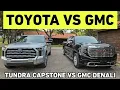 80k LUXURY TRUCK BATTLE GMC Denali vs Toyota Tundra Capstone