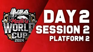 2024 USAPL Master s World Cup Day 2 - Session 2