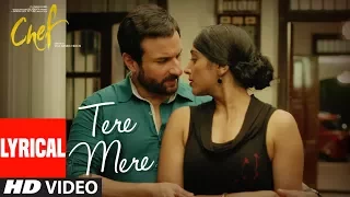 chef tere mere with lyrics saif ali khan amaal mallik feat armaan malik t series