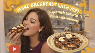 MAKE BREAKFAST WITH ME ☀️ Easy ‘Spanish Tomato Toast’ at home! 😍 | KC CONCEPCION