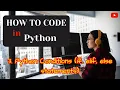 Python Programming Tutorial - 3 Conditions if elif else