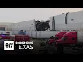 Severe storms leave damage to Lewisville warehouse