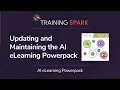 Updating and Maintaining the AI eLearning Powerpack