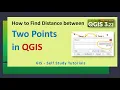 How to find distance between two points in QGIS