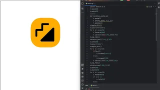 Creating Moj App Logo Using Python Turtle ASMR - No Talking