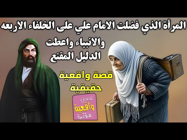 ⁣قصة المرأة الذي فضلت الامام علي على الخلفاء الاربعه والانبياء واعطت الدليل المقنع امام المجلس