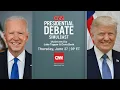 Watch live CNN Presidential Debate Simulcast Thursday 9PM EST