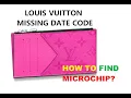 Louis Vuitton No date code How to find microchip Brak kodu produkcji w produktach LV
