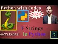 F Strings in Python Python with Codes 2024 Urdu Hindi