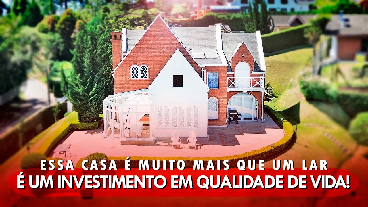 Video do Imóvel: Desfrute de uma vida de luxo e conforto nesta impressionante casa de alto padrão com um amplo terreno e uma vista maravilhosa.