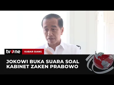 Komentar Jokowi Soal Wacana 44 Zaken Kabinet Prabowo