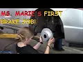 Ms Marie Replaces Front Brakes On Her Civic