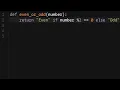 Python - Even or Odd Codewars 8KYU