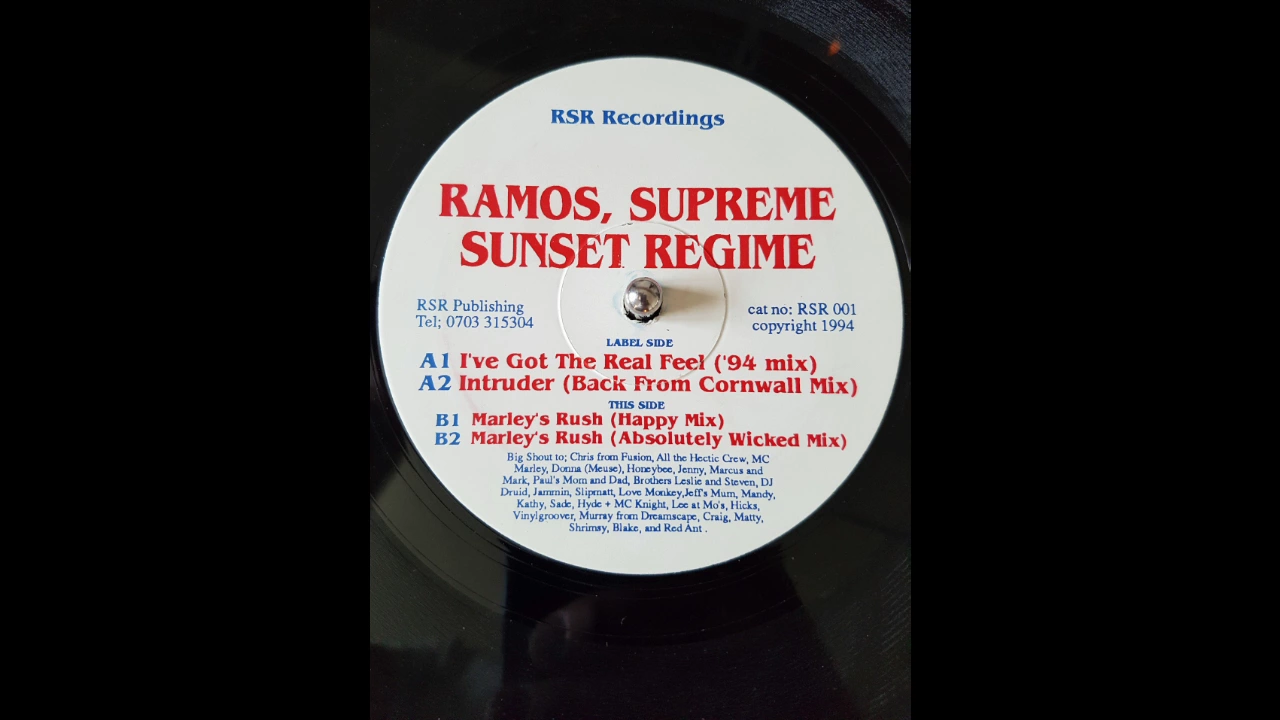 Ramos, Supreme and Sunset Regime - Marley's Rush (Happy Mix)