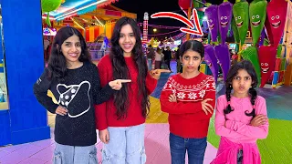 شفا و ريم تحكموا فينا في أخطر ملاهي جنناهم بكوا 