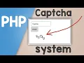 Simple captcha system in PHP source code real time image creation Quick programming tutorial