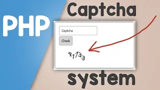 Simple captcha system in PHP source code real time image creation Quick programming tutorial