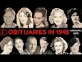 Obituaries in 1945-Famous we have Lost in 1945-EP 1-Remembrance Diaries