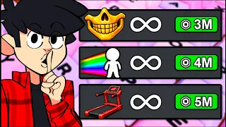 Recomeçando usando APENAS ROBUX no Keyboard Escape