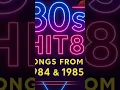 Lagu Classic Hits 1984 - 1985 #80smusic #1980s #classichits